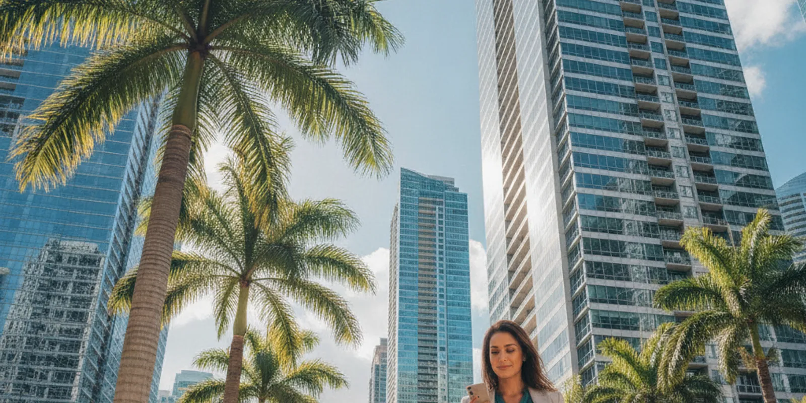 Financial advisor meeting with a client in Brickell, Miami, Florida — Financial Advisor Miami Plus